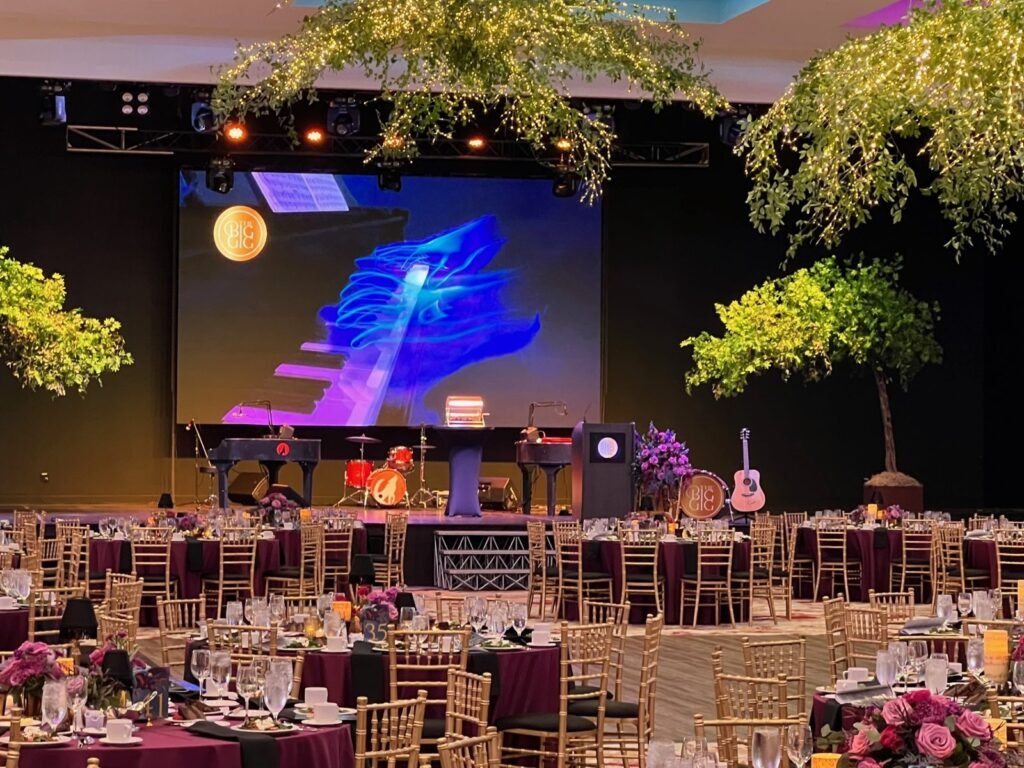 The Big Gig piano concert stage