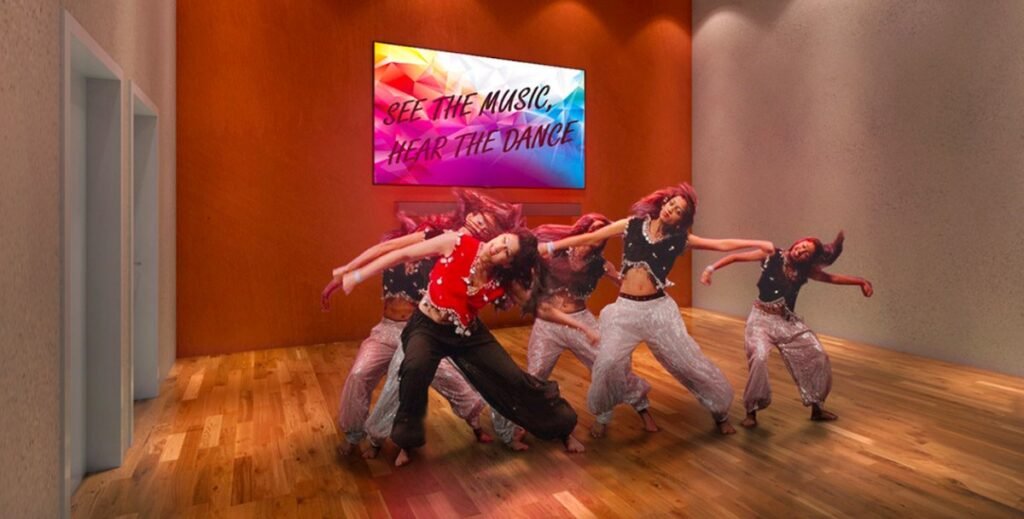 Dance studio performance space